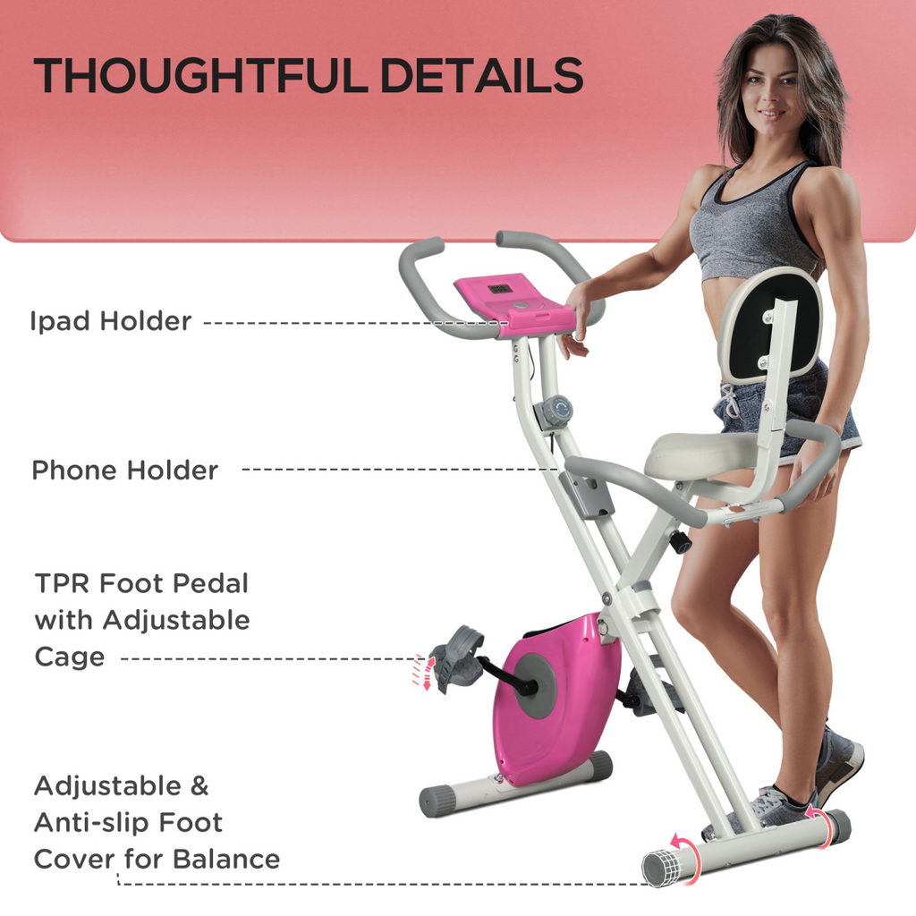 Folding Exercise Bike – Low-Impact Home Cycling for All Fitness Levels